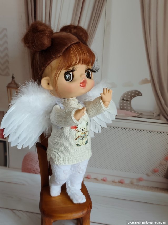 Кукла мамин ангелочек — ООАК (кастом куклы) (фото 4)