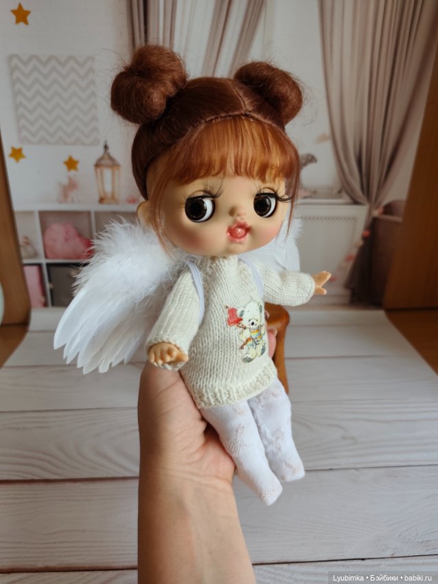 Кукла мамин ангелочек — ООАК (кастом куклы) (фото 3)