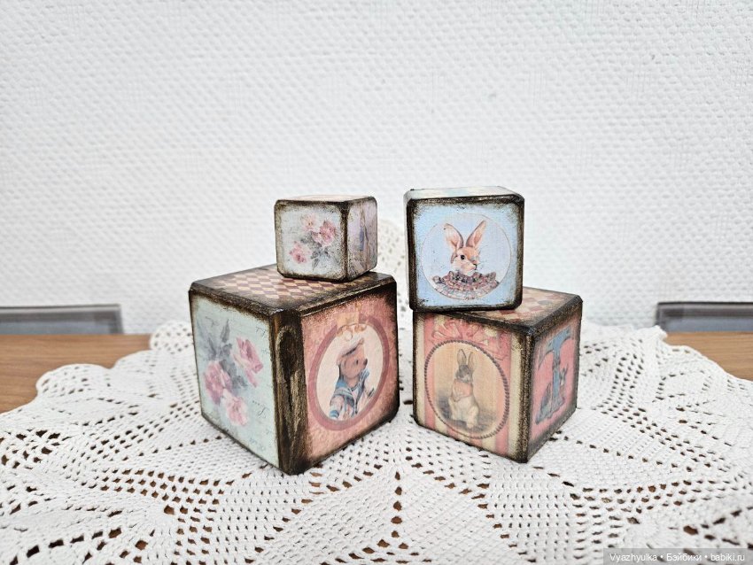 Кубики декупаж для фотосессий (фото 4)