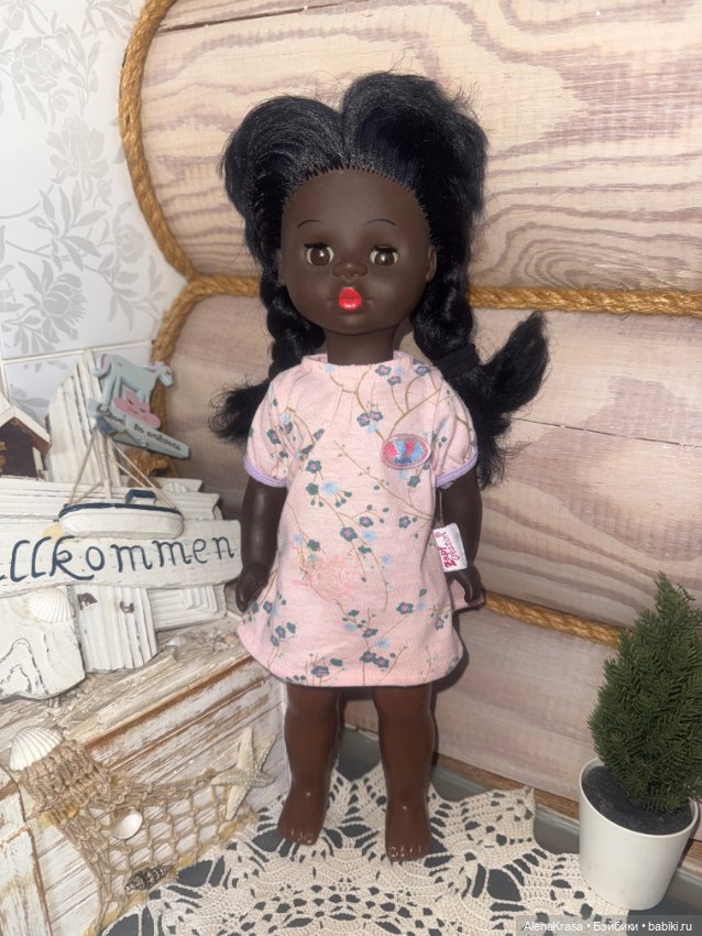 Кукла Германия негритянка Бигги