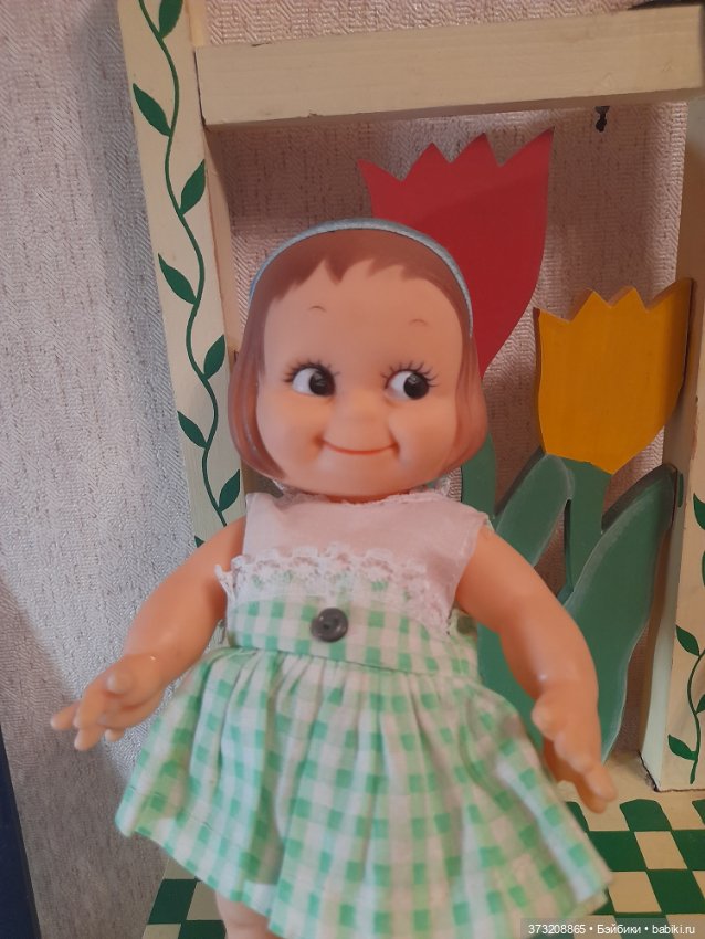 Малышка Кьюпи с ободком — Винтажные куклы и игрушки детства