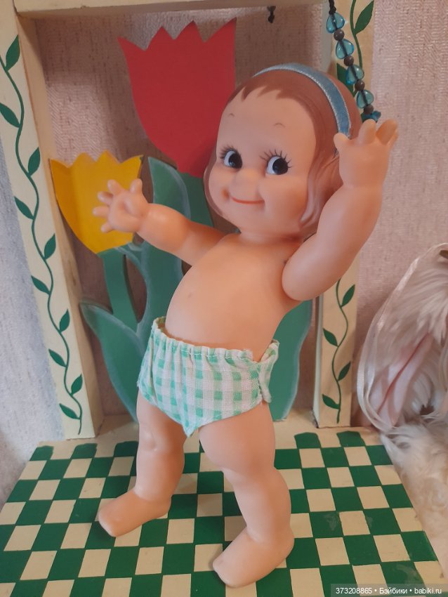 Малышка Кьюпи с ободком — Винтажные куклы и игрушки детства (фото 5)