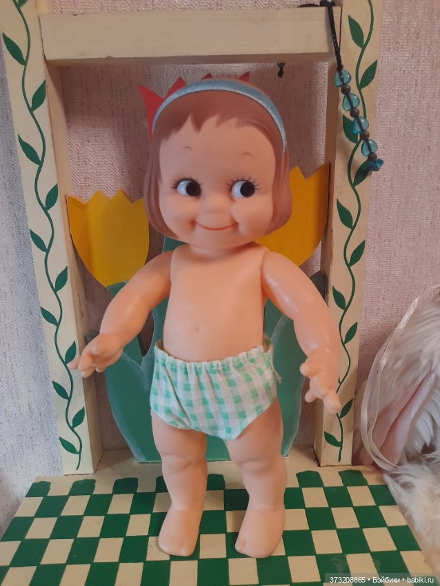 Малышка Кьюпи с ободком — Винтажные куклы и игрушки детства (фото 4)