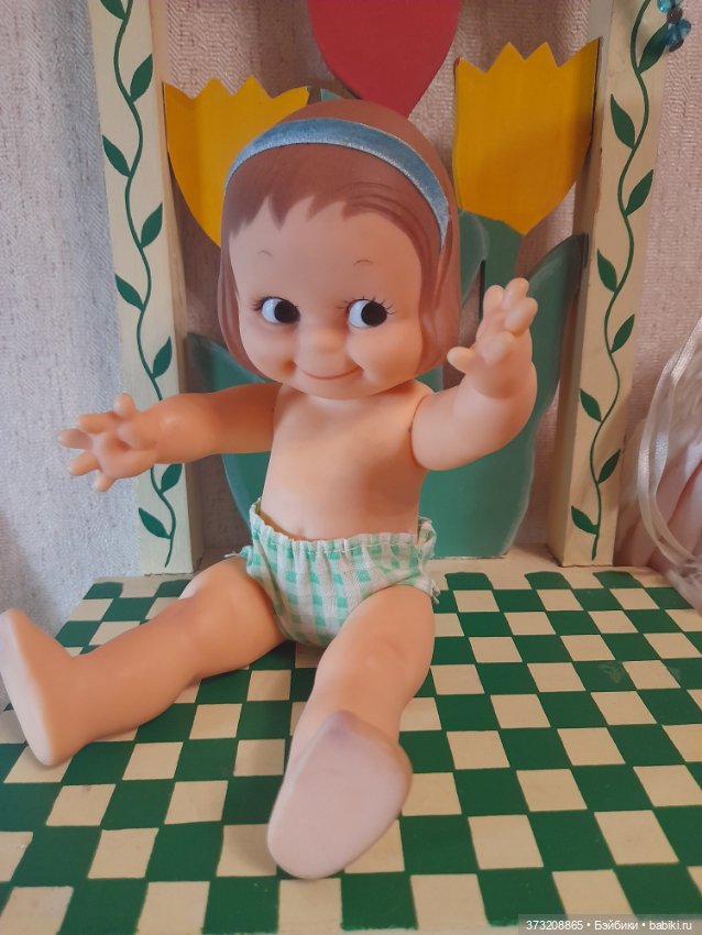 Малышка Кьюпи с ободком — Винтажные куклы и игрушки детства (фото 7)