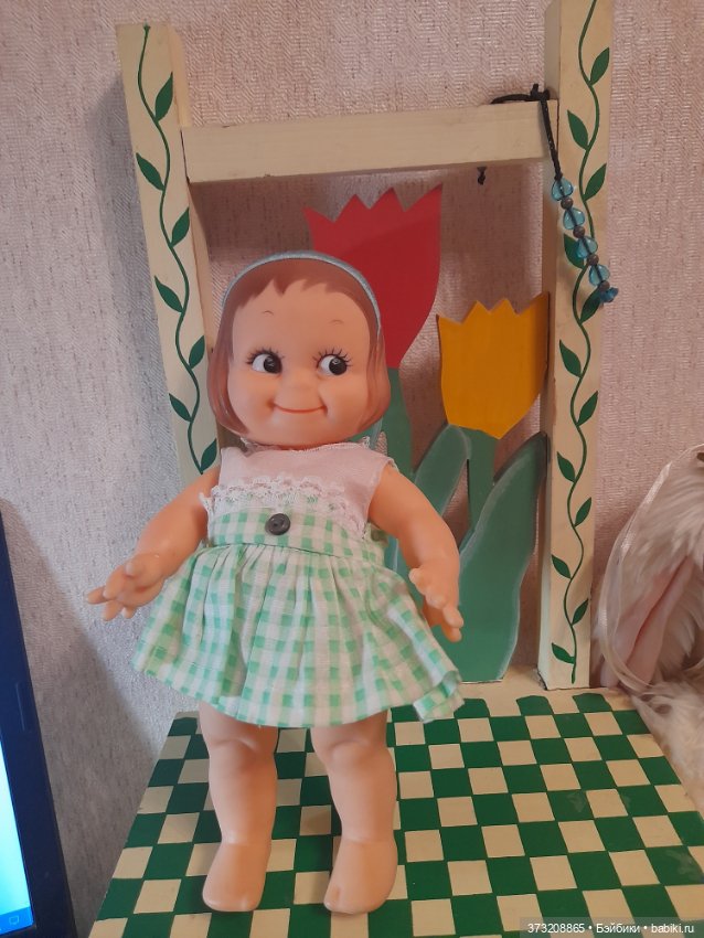 Малышка Кьюпи с ободком — Винтажные куклы и игрушки детства (фото 2)