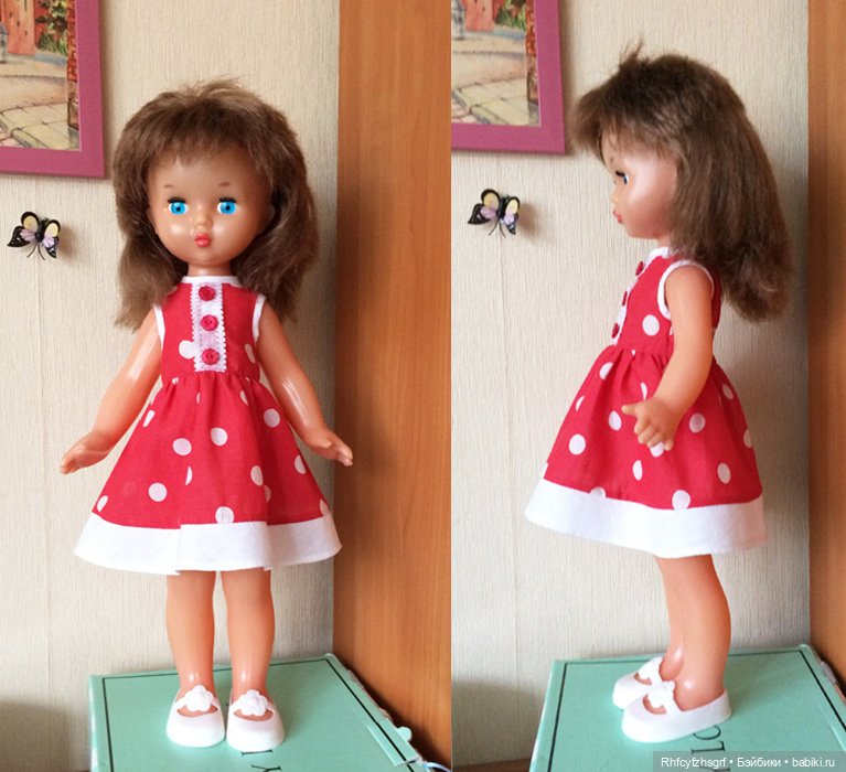 Два платья для куклы СССР (фото 2)