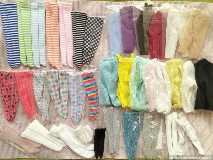 Колготки и гольфы для Барби и Интегрити