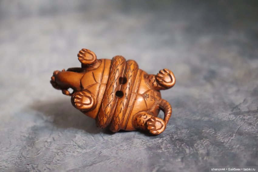 Нэцкэ "Черепаха-дракон Биси" (фото 4)