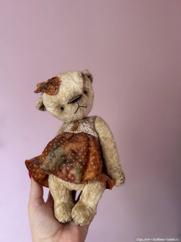 Мишка тедди Карамелька — Авторские игрушки (фото 2)