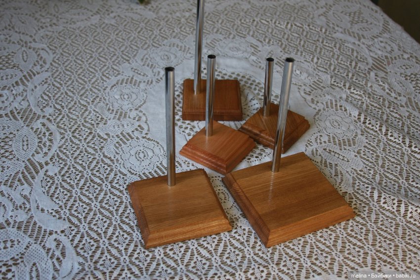 Остатки!!! Квадратные стенды из массива бука и ясеня (фото 2)