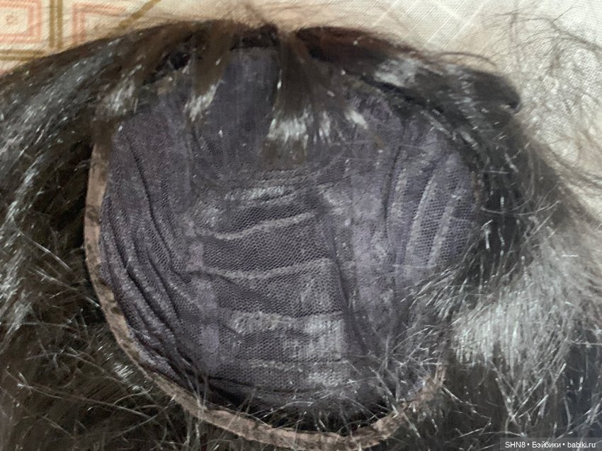 Парик синтетика 41-42 см каре черный (фото 4)