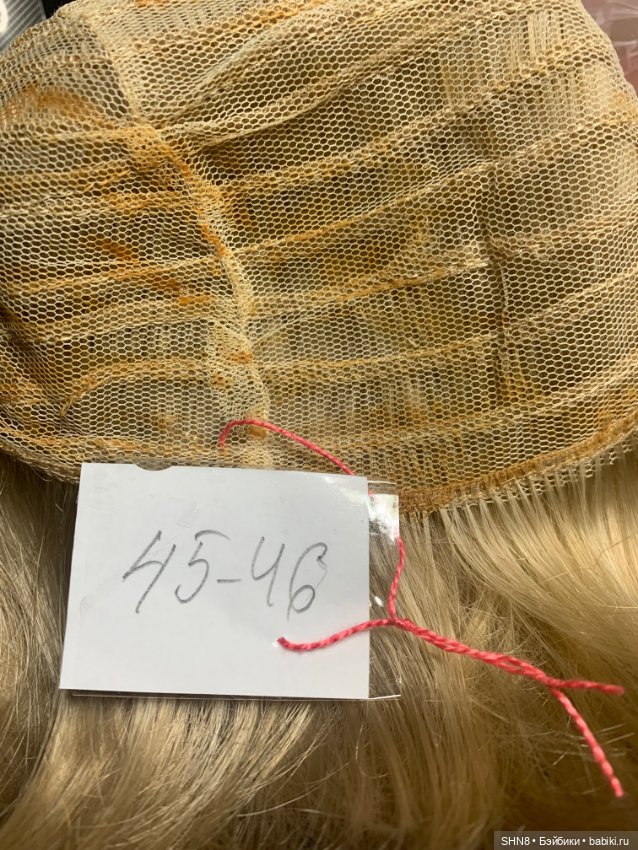 Парик синтетика каре блонд 45-46 см (фото 4)