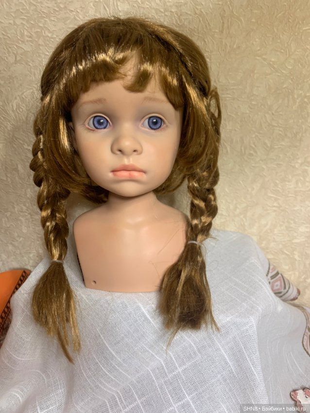 Парик синтетика на голову 45-46 см с косичками