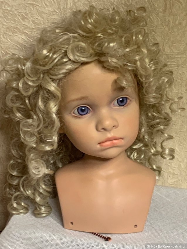 Парик синтетика пепельный блонд на голову 46-47