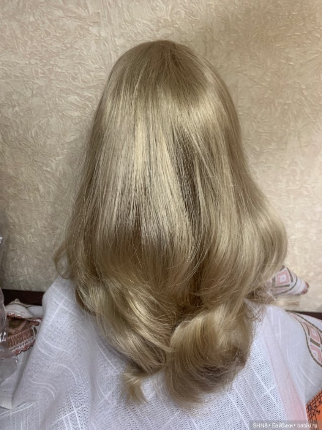 Парик длинный блонд на голову 38 см (фото 2)