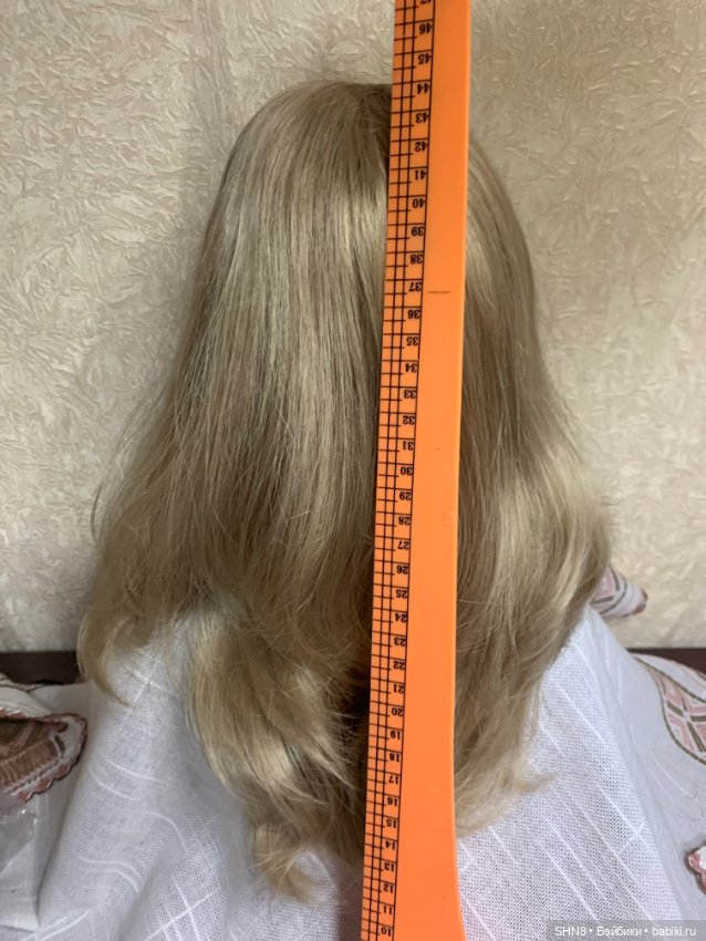 Парик длинный блонд на голову 38 см (фото 3)