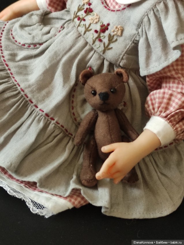 Кукла из запекаемого пластика. Единственный экземпляр (фото 6)