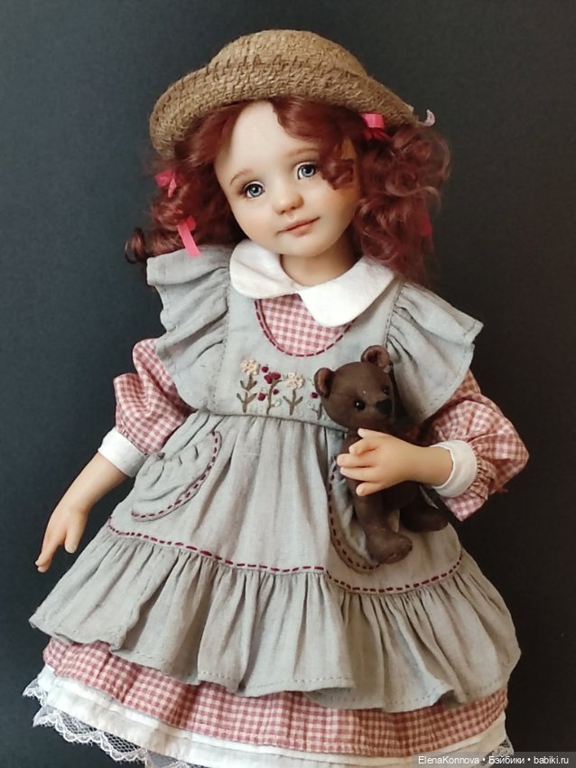 Кукла из запекаемого пластика. Единственный экземпляр (фото 5)
