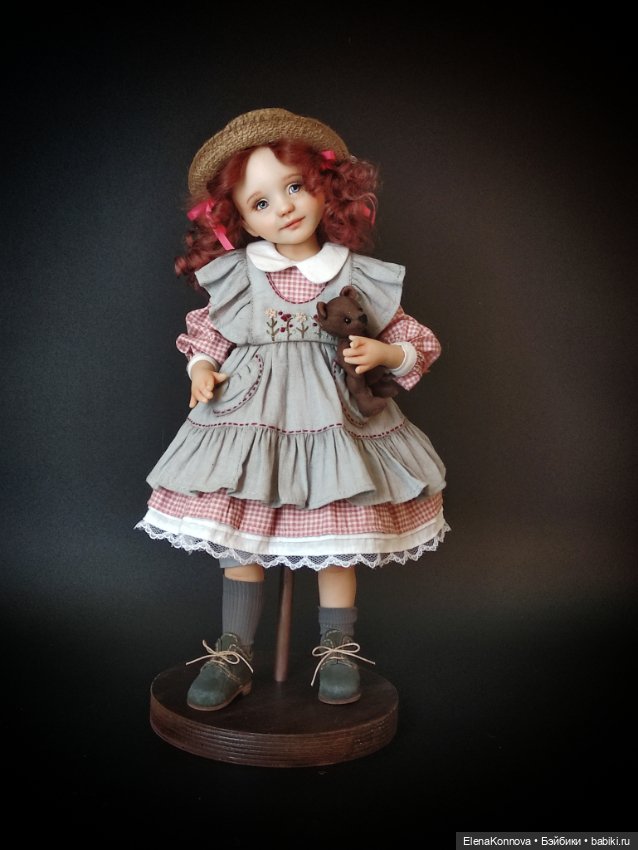 Кукла из запекаемого пластика. Единственный экземпляр (фото 4)