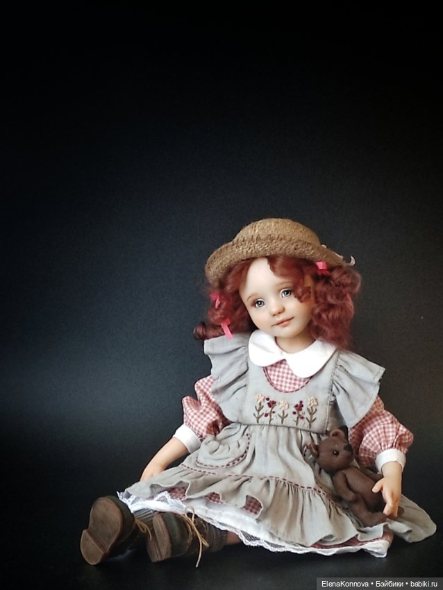 Кукла из запекаемого пластика. Единственный экземпляр (фото 3)