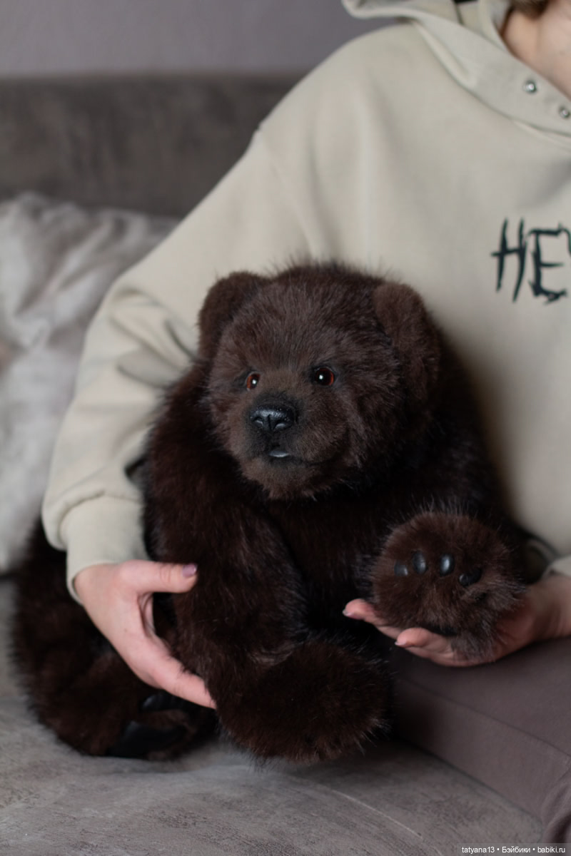 Реалистичный медвежонок Чоко