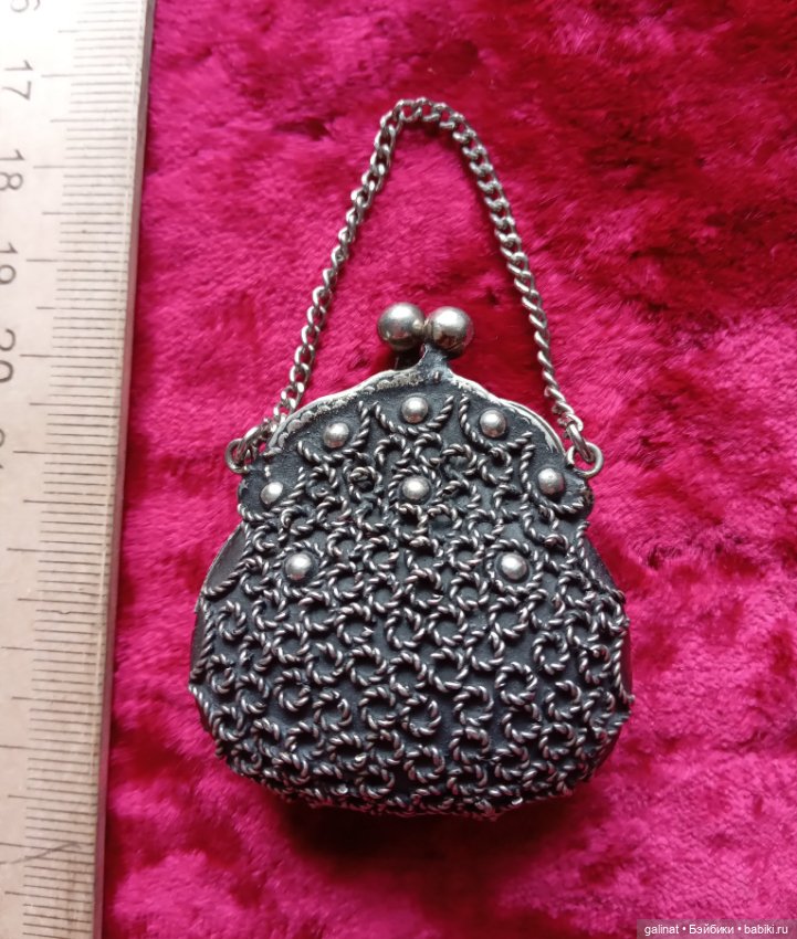 Старинная кукольная сумочка (фото 4)