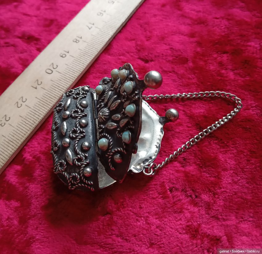 Старинная кукольная сумочка (фото 5)