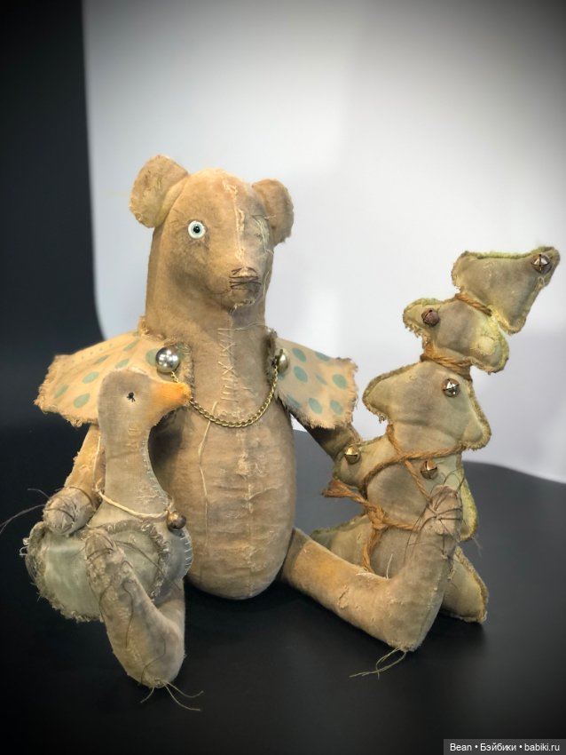 Чердачный медведь ручной работы