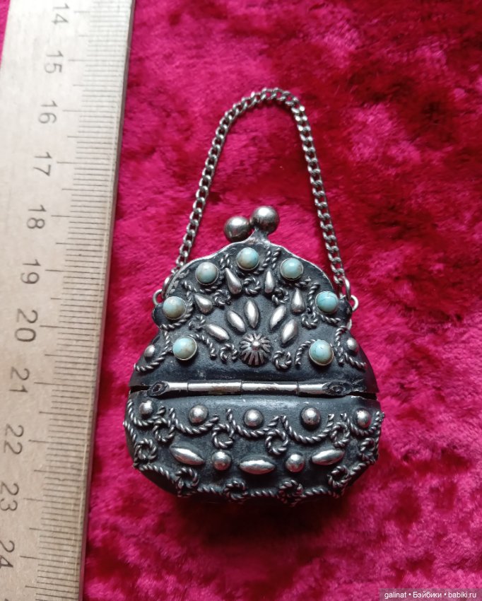 Старинная кукольная сумочка (фото 3)