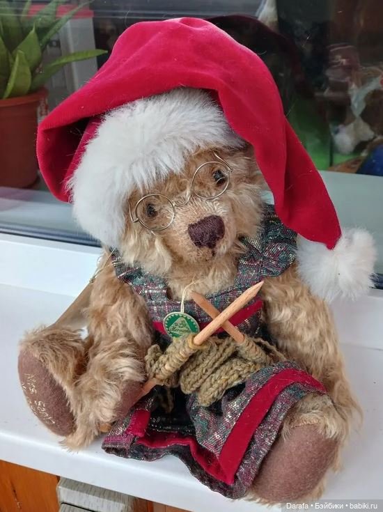 Медведь Hermann Teddy Bear Mrs. Santa