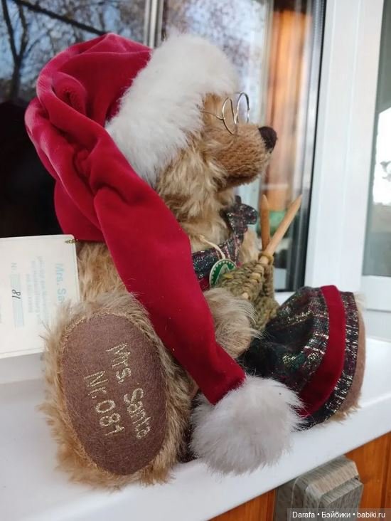 Медведь Hermann Teddy Bear Mrs. Santa (фото 6)