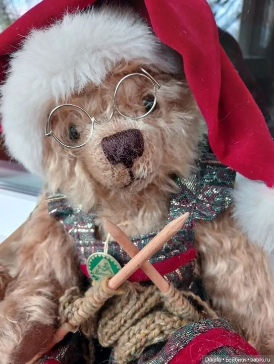 Медведь Hermann Teddy Bear Mrs. Santa (фото 4)