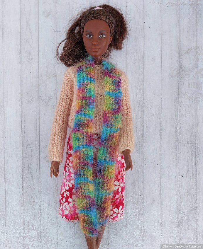 Шарфы для кукол — Аксессуары для BJD (фото 7)