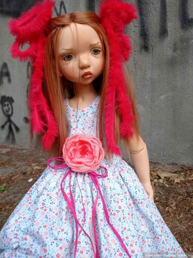 🌺🌺🌺Яркое цветочное платье для Цвергназе/Zwergnase (фото 5)