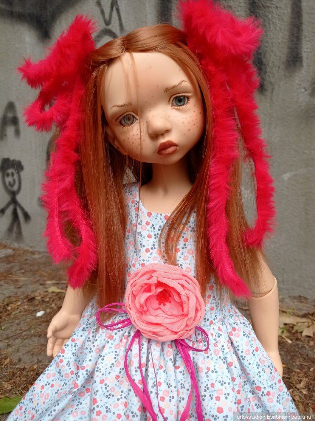 🌺🌺🌺Яркое цветочное платье для Цвергназе/Zwergnase (фото 3)