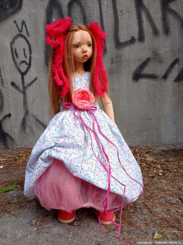 🌺🌺🌺Яркое цветочное платье для Цвергназе/Zwergnase