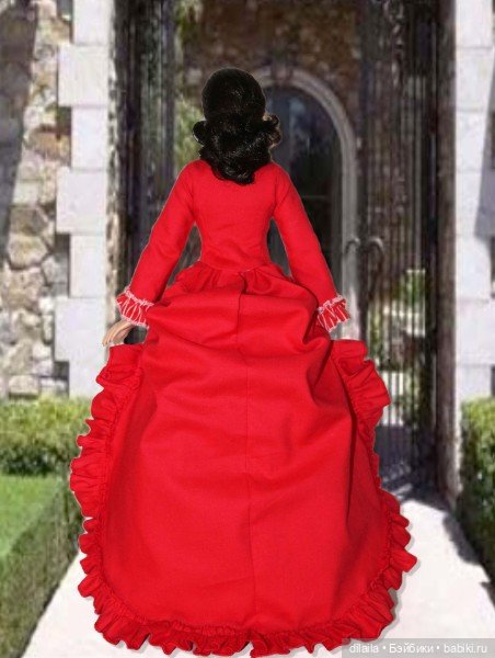 Выкройка PDF / в натуральную величину / платье для куклы 40 см (фото 4)