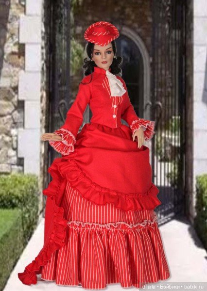 Выкройка PDF / в натуральную величину / платье для куклы 40 см (фото 2)