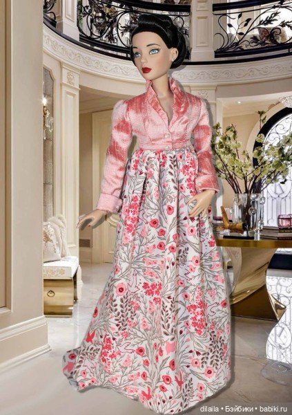 Выкройка PDF / в натуральную величину / платье в стиле Ампир для куклы 40 см (фото 4)