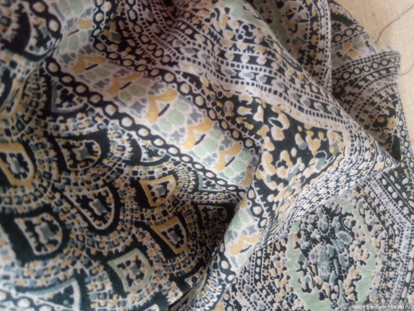 Отрезик батиста для кукольного рукоделия (фото 2)