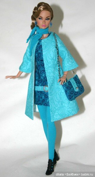 Выкройка PDF в натуральную величину / пальто, платье, чулки для куклы Поппи Паркер (фото 2)