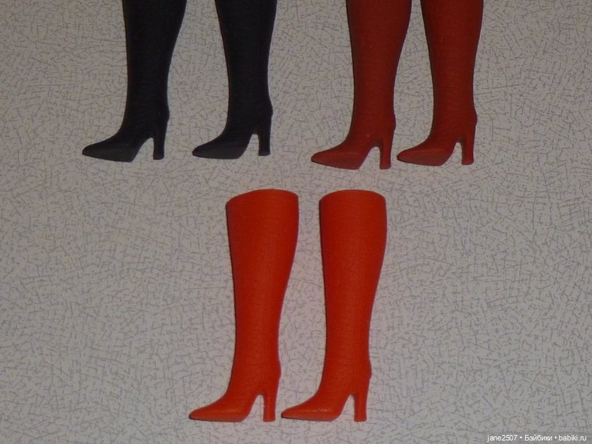 Фирменные сапоги Candi для Барби, FR, кукол 12 дюймов - лот из 5 пар (фото 4)