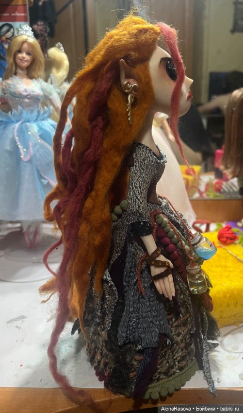 Кукла в стиле Коралины на заказ (фото 4)