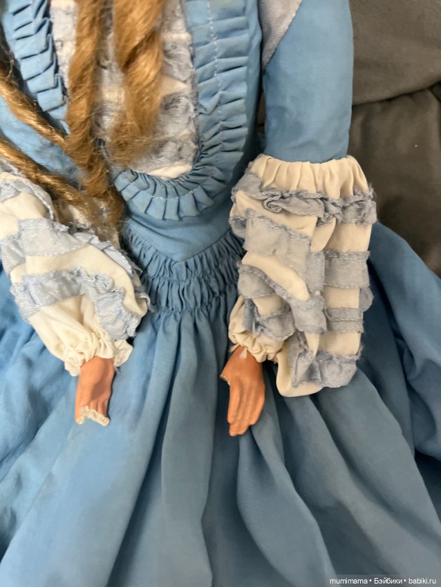 Будуарная кукла Art Deco 1920 рост 58 см (фото 5)