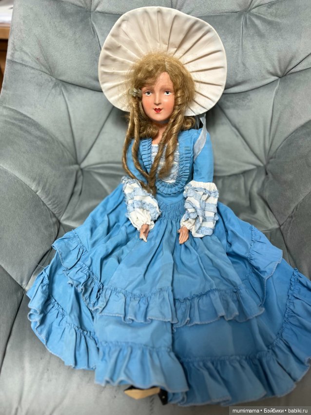 Будуарная кукла Art Deco 1920 рост 58 см (фото 4)