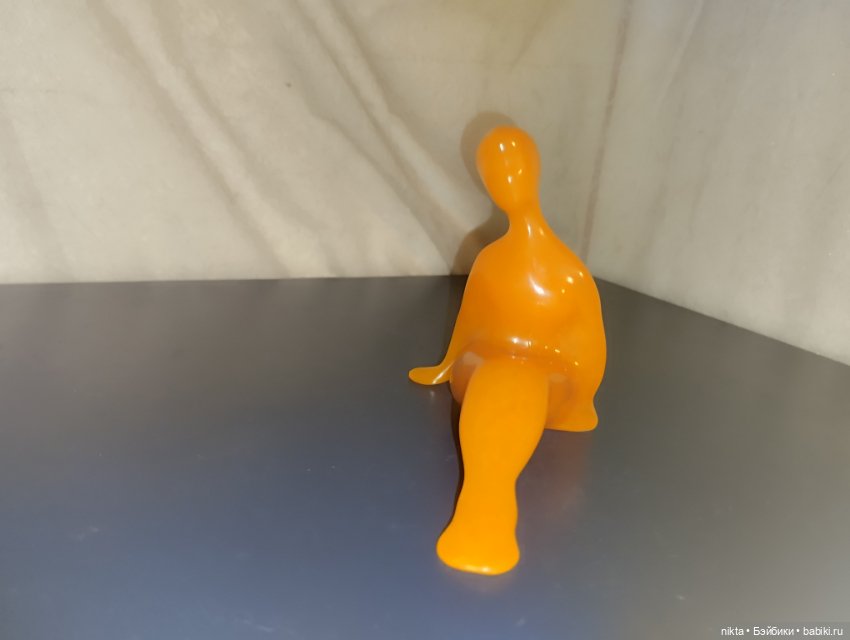 Статуэтка Девушка Ню колкий пластик СССР 60е (фото 5)