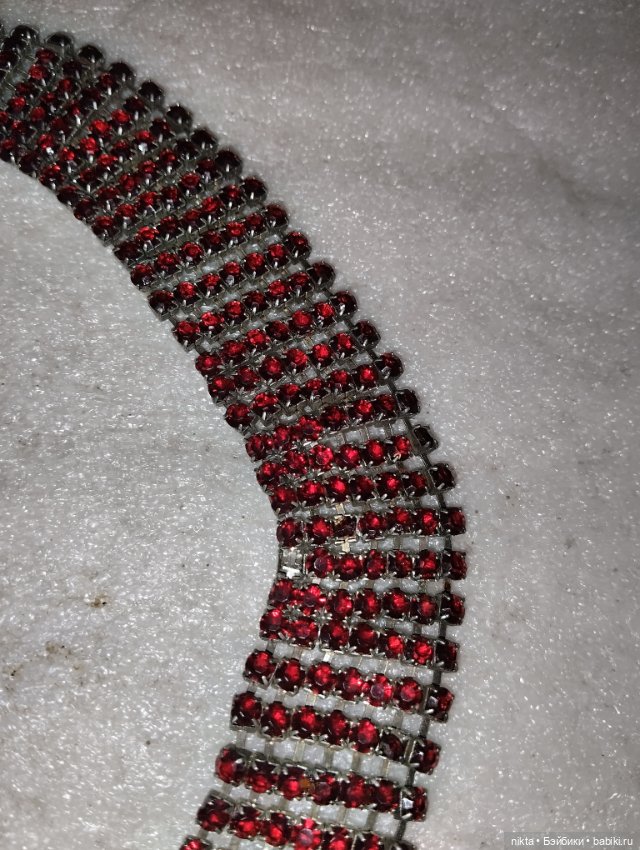 Пояс со стразами, с камнями на разбор для творчества (фото 4)