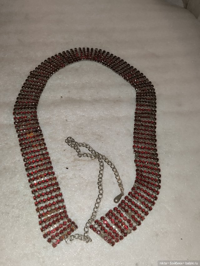 Пояс со стразами, с камнями на разбор для творчества