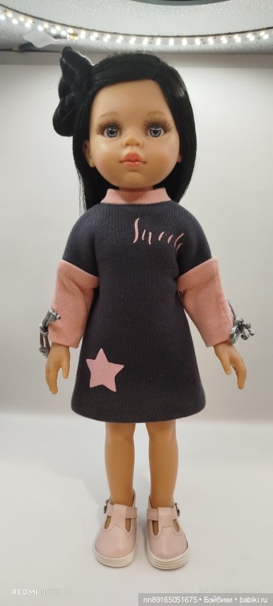 Платье для куклы Паола Рейна 32-34 см и Руби Ред 31 см (фото 2)