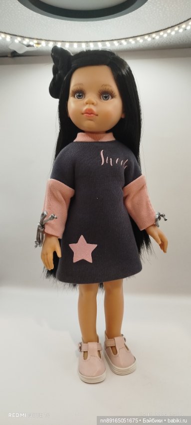 Платье для куклы Паола Рейна 32-34 см и Руби Ред 31 см (фото 3)